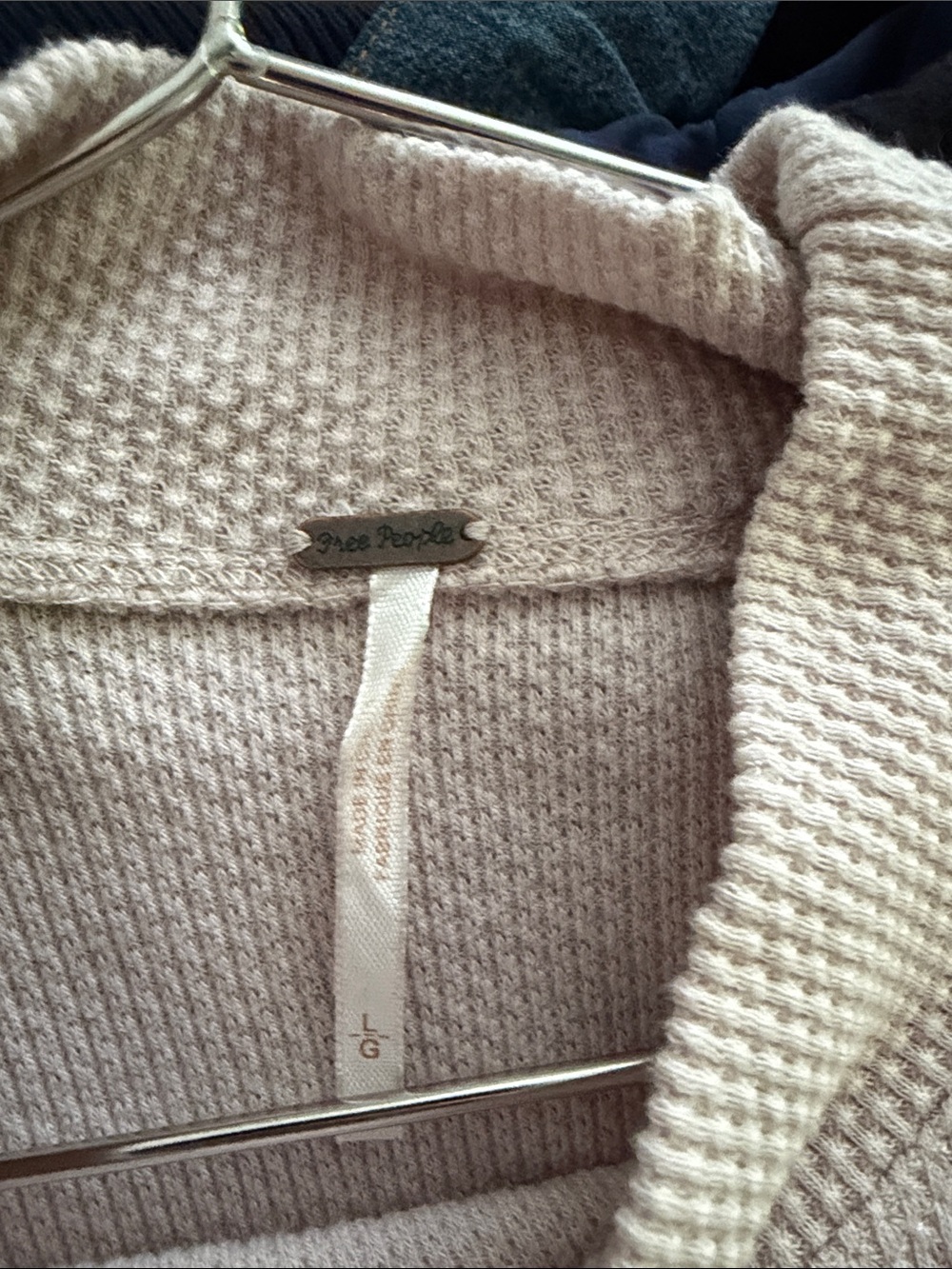 Free People switch it up thermal top size large - Picture 4 of 7